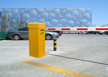 สีเหลือง / ขาว 80W อัตโนมัติบูม Barrier ประตูสำหรับการจอดรถการจราจร / การควบคุมการเข้าถึง