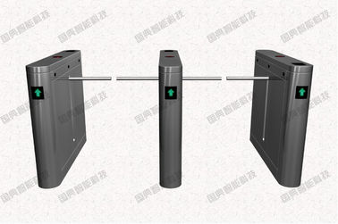 สองทิศทาง 304 สแตนเลสวางแขนประตูหมุน Barrier จราจรกันน้ำ