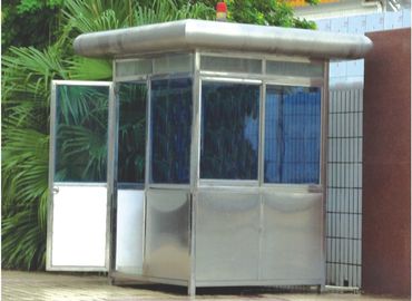 ที่กำหนดเองแบบพกพาสแตนเลสเจ้าหน้าที่รักษาความปลอดภัยบูธตู้ยาม