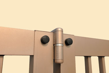 ประตูเลื่อนอัตโนมัติแบบ Telescopic ติดตั้งมอเตอร์พร้อม Anti Cell Climb Photo Cell