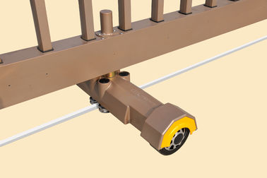 ประตูเลื่อนอัตโนมัติแบบ Telescopic ติดตั้งมอเตอร์พร้อม Anti Cell Climb Photo Cell
