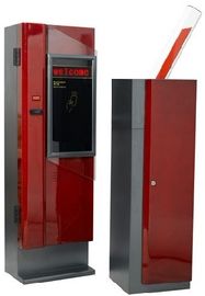 บัตรชั่วคราวบาร์โค้ดอัจฉริยะที่จอดรถระบบทางเข้าประตูกั้น 12V AC / DC