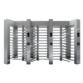 สเตนเลสสตีลความสูงเต็มรูปแบบ Turnstile รักษาความปลอดภัยอัตโนมัติ Tri-Channnel Turnstile Gate