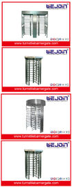 IC, ID, magcard บาร์โค้ดแบบเต็มความสูงระบบรักษาความปลอดภัยประตูหมุน