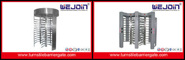 80W การรักษาความปลอดภัยประตูทางเข้าเต็มความสูงกั้นประตูหมุนเดินเท้า