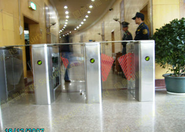 สมาร์ท 304 สเตนเลส Turnstiles ปีกสีฟ้าที่มีการควบคุมเซนเซอร์ IR