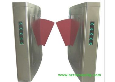 สแตนเลสสตีลพนัง Barrier ประตูประตูหมุน Smart Card Reader Barrier การควบคุม