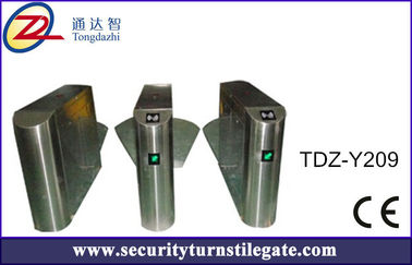 บาร์โค้ดระบบตั๋ว Bidirectional Flap อุปสรรค ประตู RFID Turnstile สำหรับพิพิธภัณฑ์