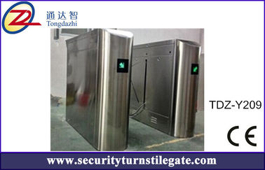 บาร์โค้ดระบบตั๋ว Bidirectional Flap อุปสรรค ประตู RFID Turnstile สำหรับพิพิธภัณฑ์