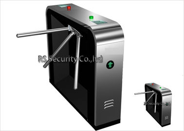 การรักษาความปลอดภัยสูง Heavy Duty เอวสูงประตูหมุนสีดำรูปร่าง IR เซนเซอร์ Barrier