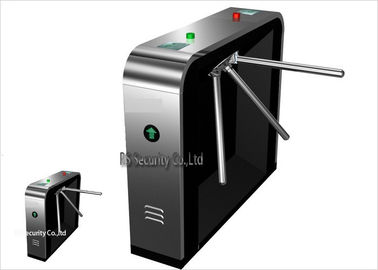 การรักษาความปลอดภัยสูง Heavy Duty เอวสูงประตูหมุนสีดำรูปร่าง IR เซนเซอร์ Barrier