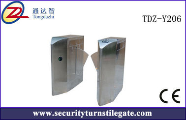 ระบบป้องกันประตูเลื่อนรุ่น SS304, เต้ารับ Flap อุปสรรค Turnstile AC 220V