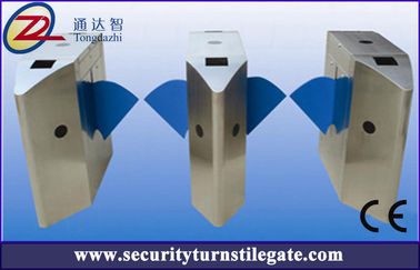 ระบบป้องกันประตูเลื่อนรุ่น SS304, เต้ารับ Flap อุปสรรค Turnstile AC 220V