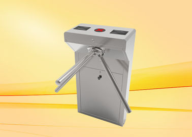 ประตูเข้าออกระบบรักษาความปลอดภัย RFID ขาตั้งกล้องหมุนได้อัตโนมัติสำหรับสถานที่ท่องเที่ยว