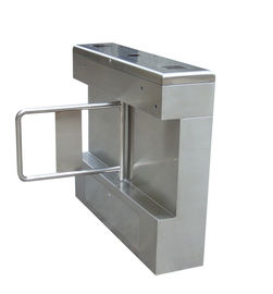 ประตูรั้วเหล็กกล้าไร้สนิม OEM, 1.5 ความหนา 304 สเตนเลส Turnstile