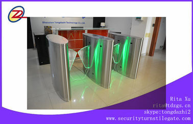สแตนเลสประตูพนัง Barrier LED เข้าถึงแสง controler บัตร RFID