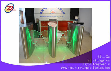 สแตนเลสประตูพนัง Barrier LED เข้าถึงแสง controler บัตร RFID