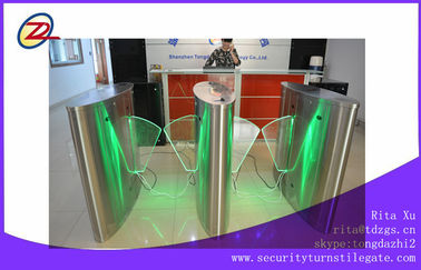 สแตนเลสประตูพนัง Barrier LED เข้าถึงแสง controler บัตร RFID