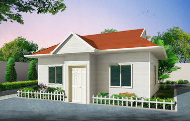ด่วนหาดก่อสร้างที่อยู่อาศัยสองห้องนอนสำเร็จรูป Modular แสงเหล็กวิลล่า